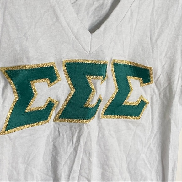 Tri Sigma Stitched Shirt - Picture 2 of 3
